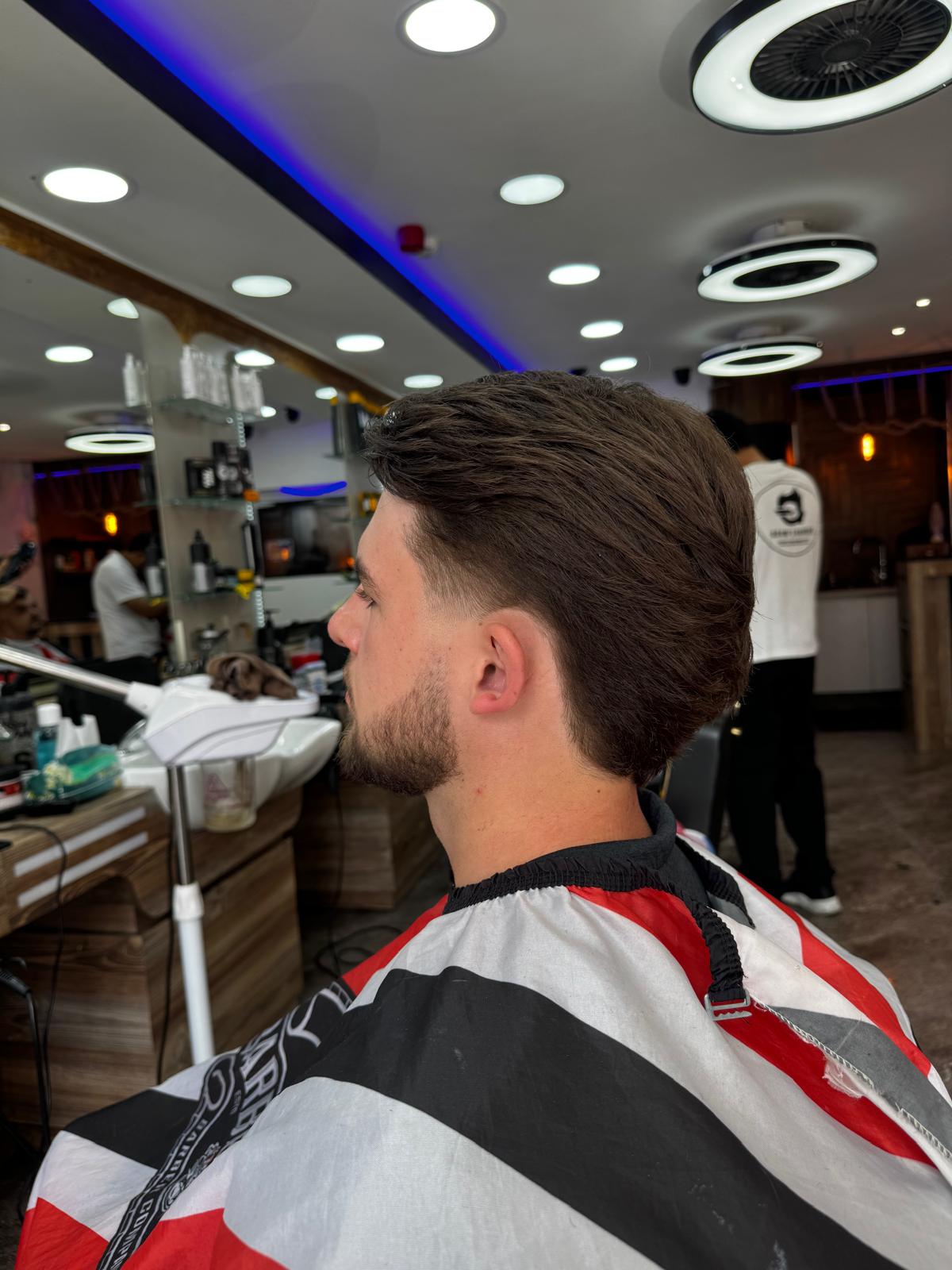 Long-top taper fade